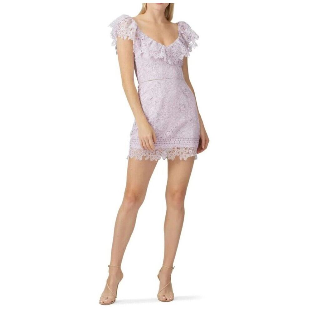 Saylor Dress Women Lilac Purple Adwoa MSRP:$288 Preppy Summer Cocktail Sz Small